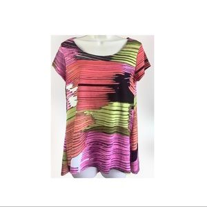GYRUS- Blouse in colors size Small.